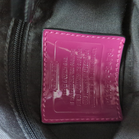 Coach Stripe Wool Tote and Handbag - Picture 5 of 14